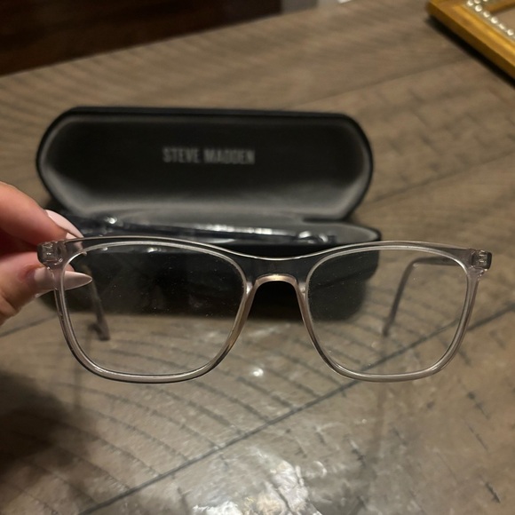 Steve Madden clear frame prescription glasses​